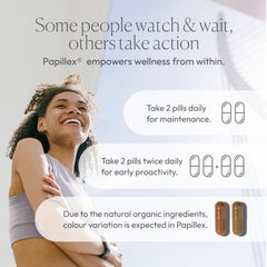 Papillex zinc and selenium panel suggesting balanced micronutrient intake