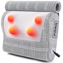 Papillon back massager with heat targets neck and back for tension relief.