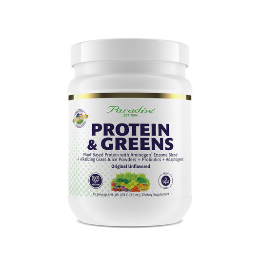 Paradise Herbs ORAC Energy bottle with antioxidant-rich powder for daily use.