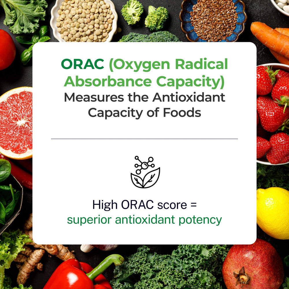 Paradise Herbs ORAC Energy Greens apple flavor in glass offers tasty greens boost.