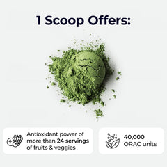 Paradise Herbs ORAC Energy Greens probiotic blend supports digestion and vitality.