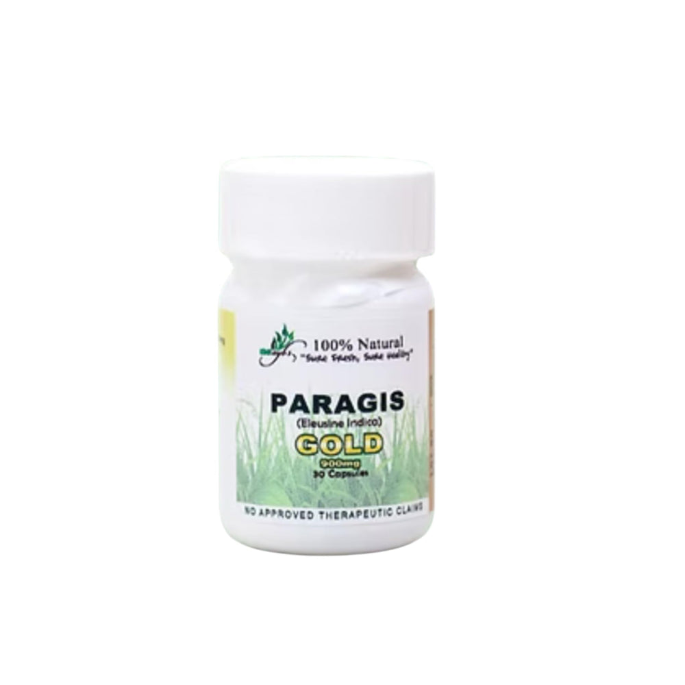Paragis Gold Capsules tablet close-up highlights premium herbal formula.