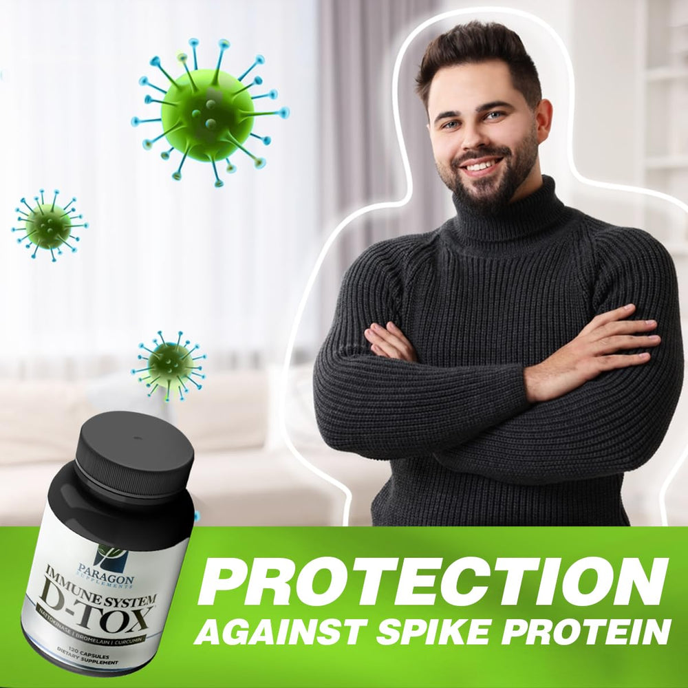 Paragon Spike Detox nattokinase ingredient banner emphasizing circulation support.