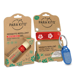 PARA'KITO clip attached to a bag for easy access while traveling.