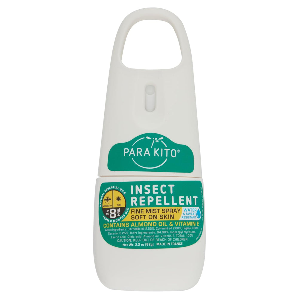 PARA'KITO refill cartridge packaging enables easy replacements on trips.