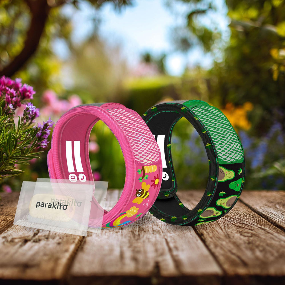 PARA'KITO wristbands closeup on neoprene fabric showcasing adjustable fit