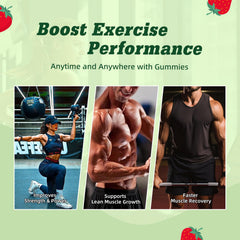 Parhaat EAA Gummies strawberry packets open, convenient on-the-go protein support.