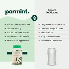 Parmint travel-friendly packaging ready for on-the-go freshness