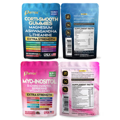 Ingredients panel emphasizing magnesium and zinc for overall wellness