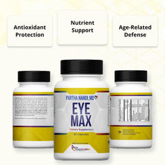 Retina nutrition image highlights vibrant, balanced eye vitamins for aging eyes.