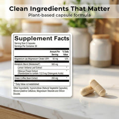 Clean-label packaging highlights no artificial colors or flavors in Meta Burn