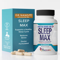 Sleep Max packaging designed for easy nightly routine