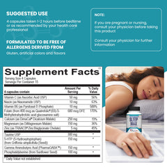 Taurine helps relax muscles for restful sleep with Sleep Max