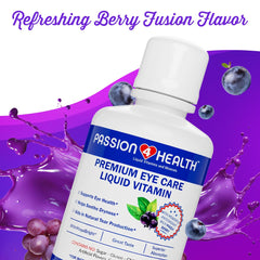 Passion 4 Health dropper tips image illustrates precise daily dosage.