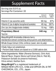 Passion 4 Health liquid eye vitamin bottle label highlights gluten-free and non-GMO ingredients.