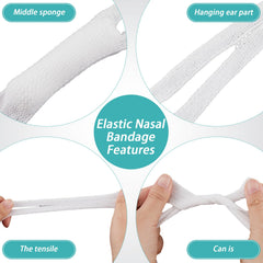 Patelai external nasal bandage soft-fit on skin for secure wear