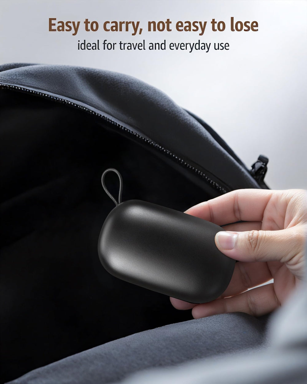 PATNRAB compact pebble case keeps ear plugs handy on the go