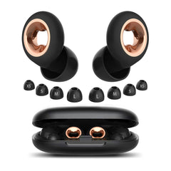 PATNRAB sleeping ear plugs close-up with 45dB noise cancellation for quiet nights