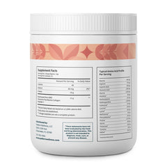 Pattern Wellness collagen powder in coffee illustrates seamless mix for skin and joint support.