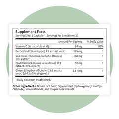 Pattern Wellness Sea Moss Complex packaging showing brand logo for easy recognition.