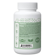 Pattern Wellness Sea Moss Complex capsules close-up highlighting vegan, non-GMO formula.
