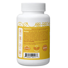 Pattern Wellness Uric Acid Support bottle back reveals ingredients and third-party testing.