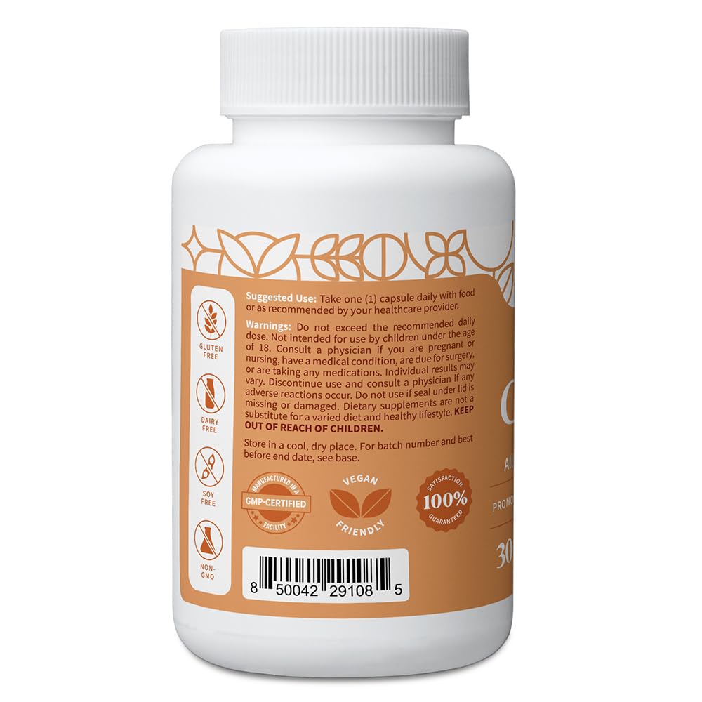 Pattern Wellness Zinc Complex bottle side highlighting compact vegan capsules for easy daily use.
