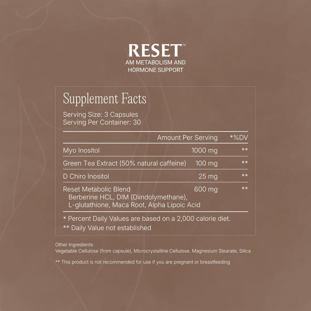 Paulina Fitness Reset bottle and packaging highlight a portable daily routine for wellness.