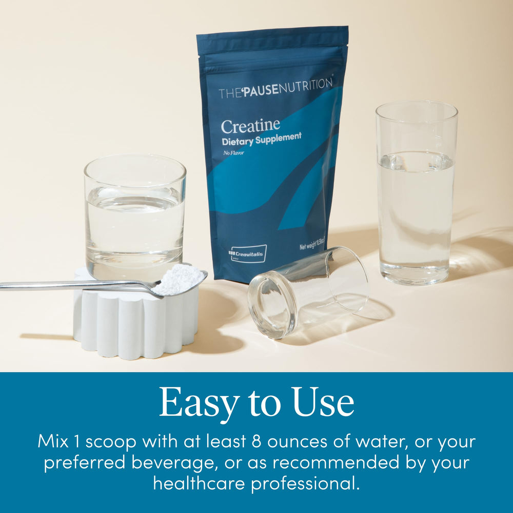 Pause Life Creatine Powder with Creavitalis ingredient highlights quality