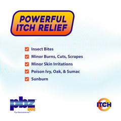 Applying PBZ antihistamine cream on hands for quick itch relief