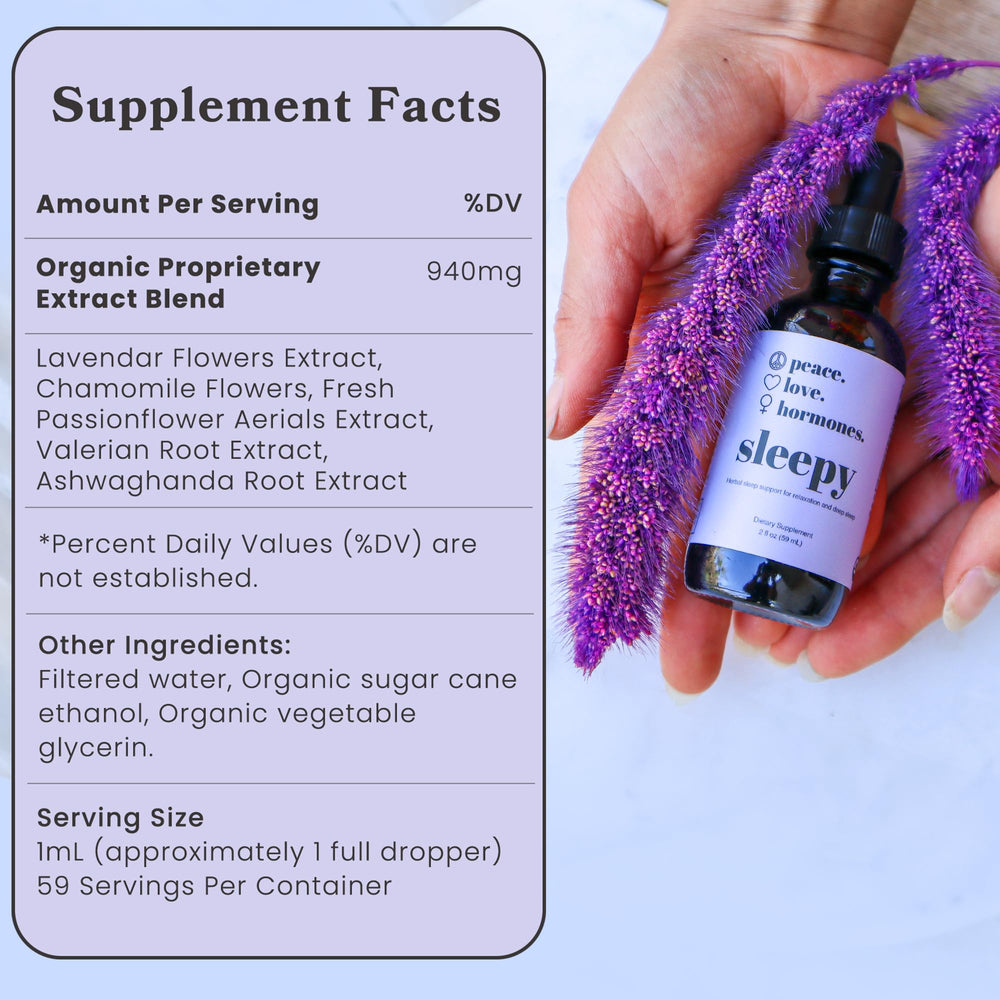 peace. love. hormones Sleepy nighttime routine setup for consistent relaxation