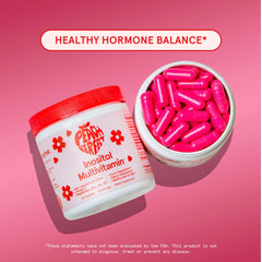 Peach Perfect Magnesium and Zinc capsules emphasizing essential minerals.