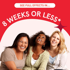 Peach Perfect menopause multivitamin ingredients graphic displays the 21-in-1 formula