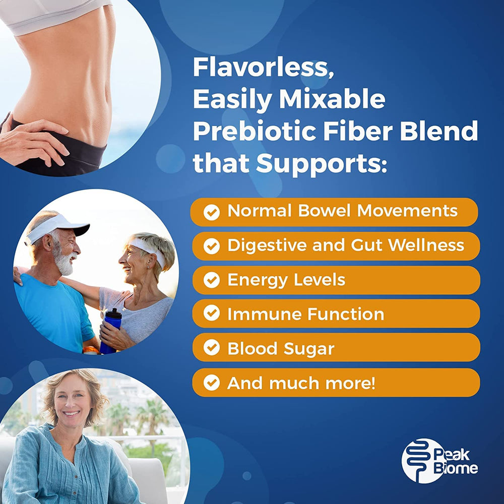 Peak Biome Peak BioBoost packaging shows non-GMO and gluten-free features