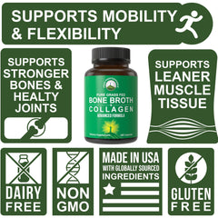 Close-up of Peak Performance capsules highlighting grass-fed origin