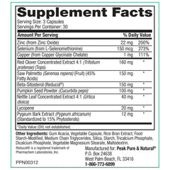 Serving size panel demonstrates 90 capsules for a practical daily routine.