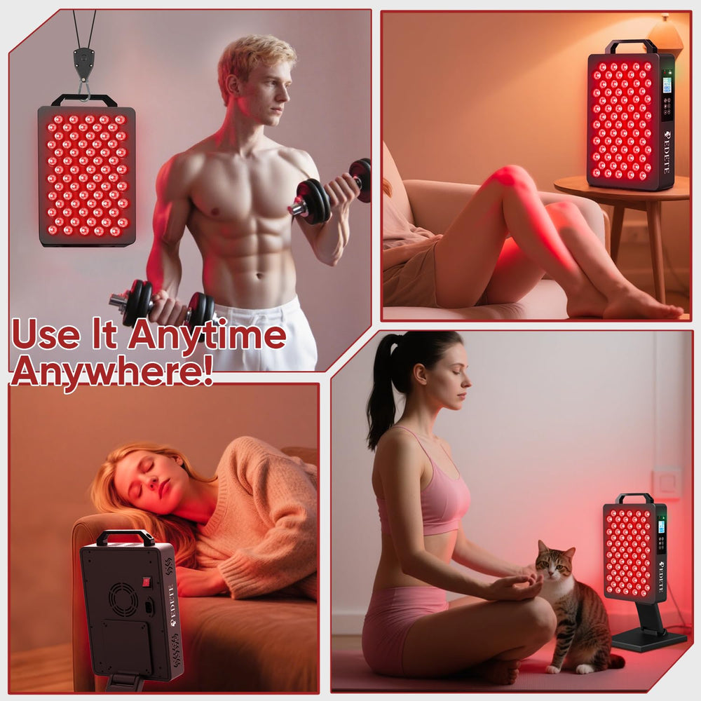 Pedete M70 850nm wavelength emission for restorative infrared comfort.