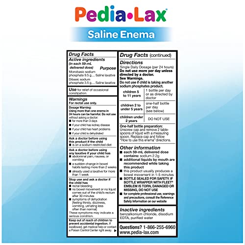 Pedia-Lax Comfortip soft-tip shown for gentle, kid-friendly insertion