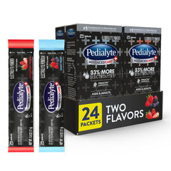 Pedialyte AdvancedCare Plus strawberry-freeze packet for quick hydration after activity