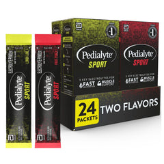 Pedialyte Sport Lemon Lime packets for fast hydration during workouts