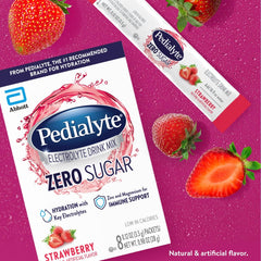 Pedialyte Berry Frost powder pack delivers refreshing electrolytes with zero sugar