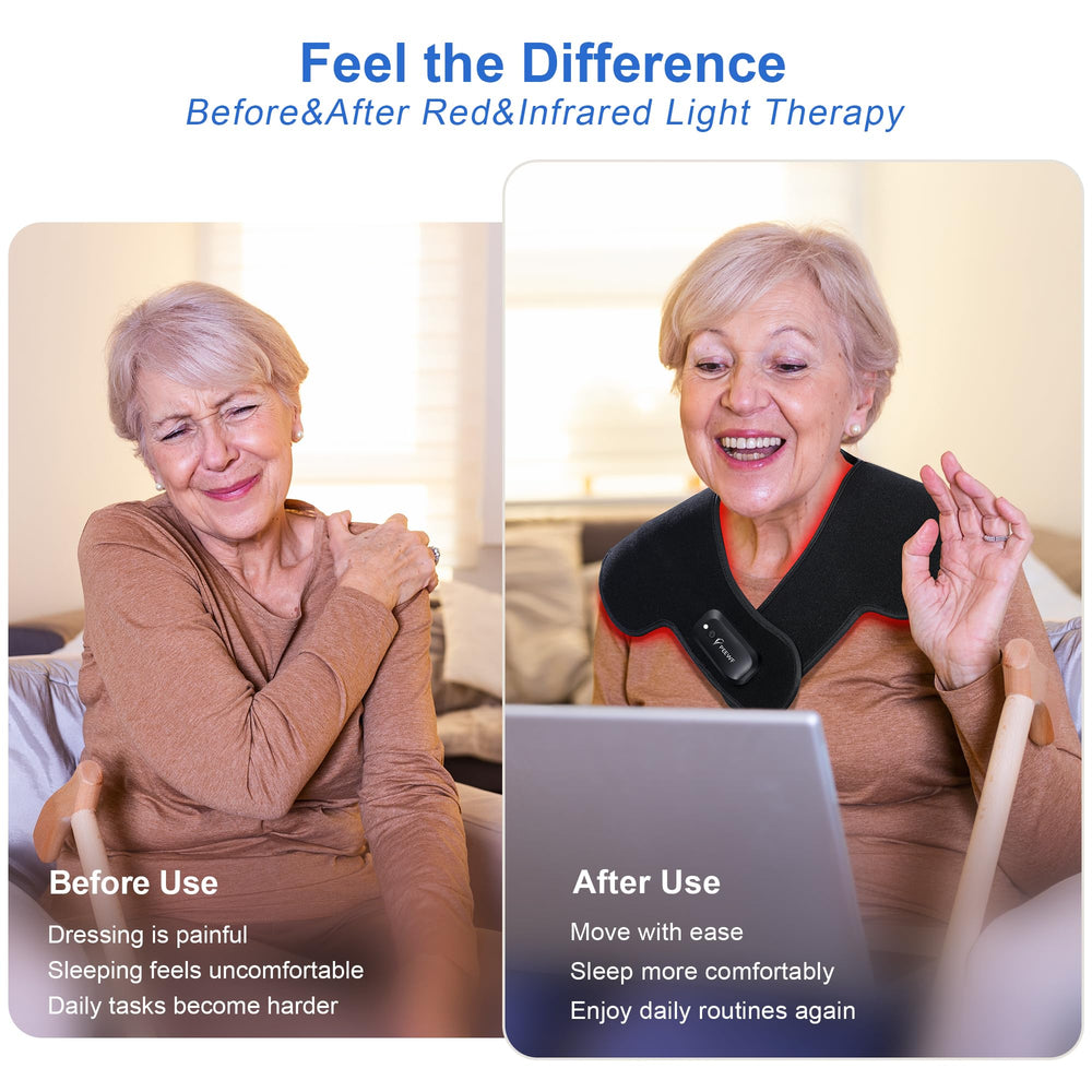 PEEWF shoulder therapy pad wearable fit designed for secure comfort