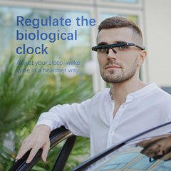 PEGASI II travel-friendly sleep glasses for on-the-go routines.