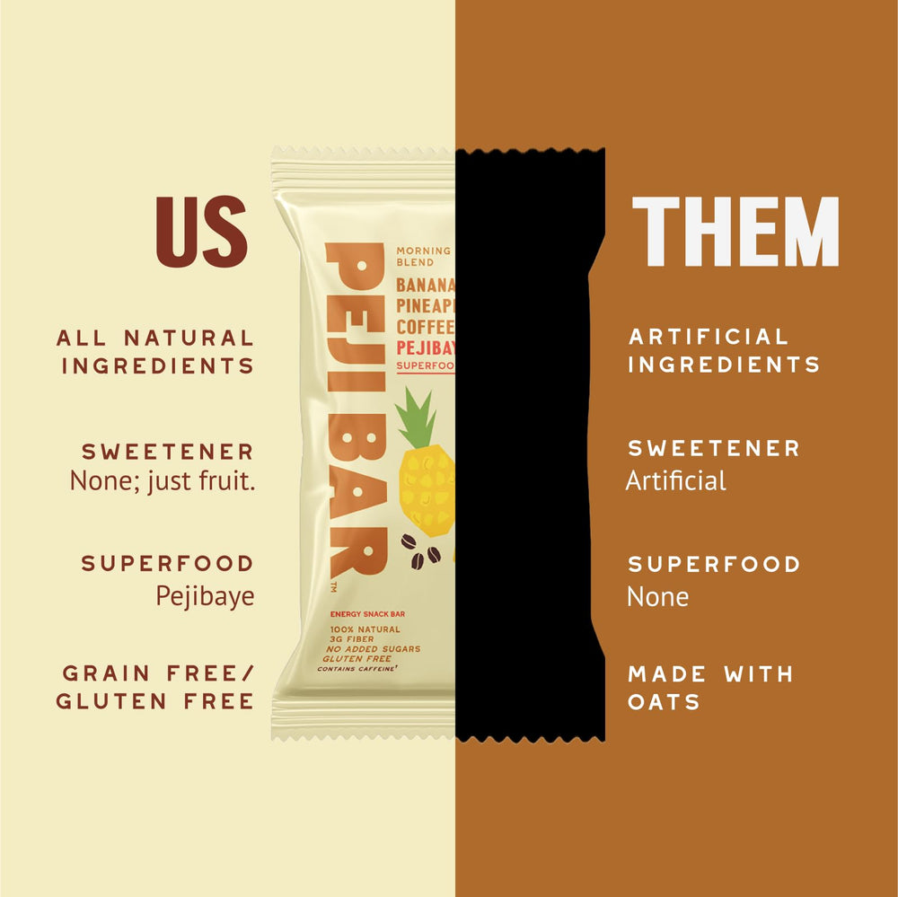 PEJI BAR Adventure-ready snack in backpack for hikes, commutes, or workouts