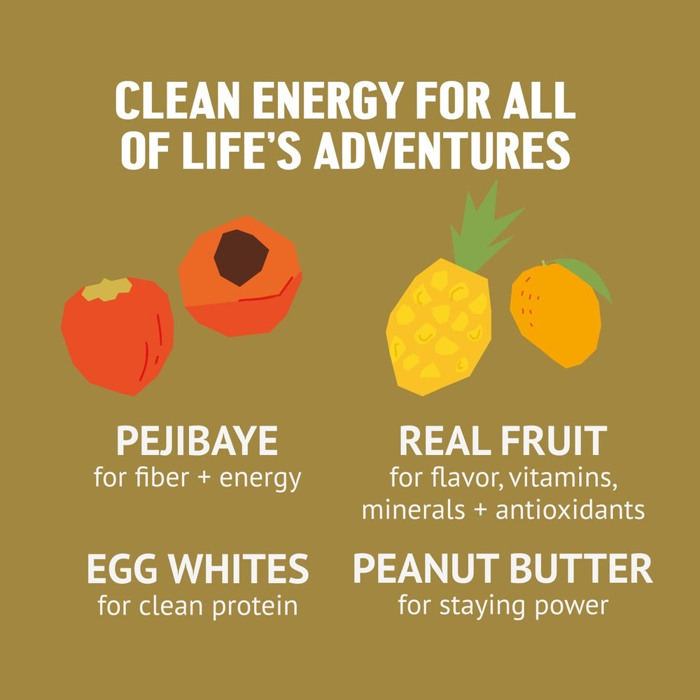 PEJI BAR on-the-go snack in a bag, ready for adventures.