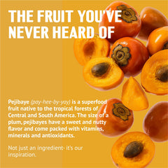 PEJI BAR Pejibaye fruit nutrition: natural fiber for daily digestion