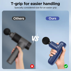 Penjoy Mini Massage Gun operates quietly for use at home or gym.