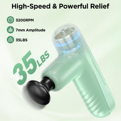 Penjoy Mini Massage Gun with four heads for versatile deep percussion