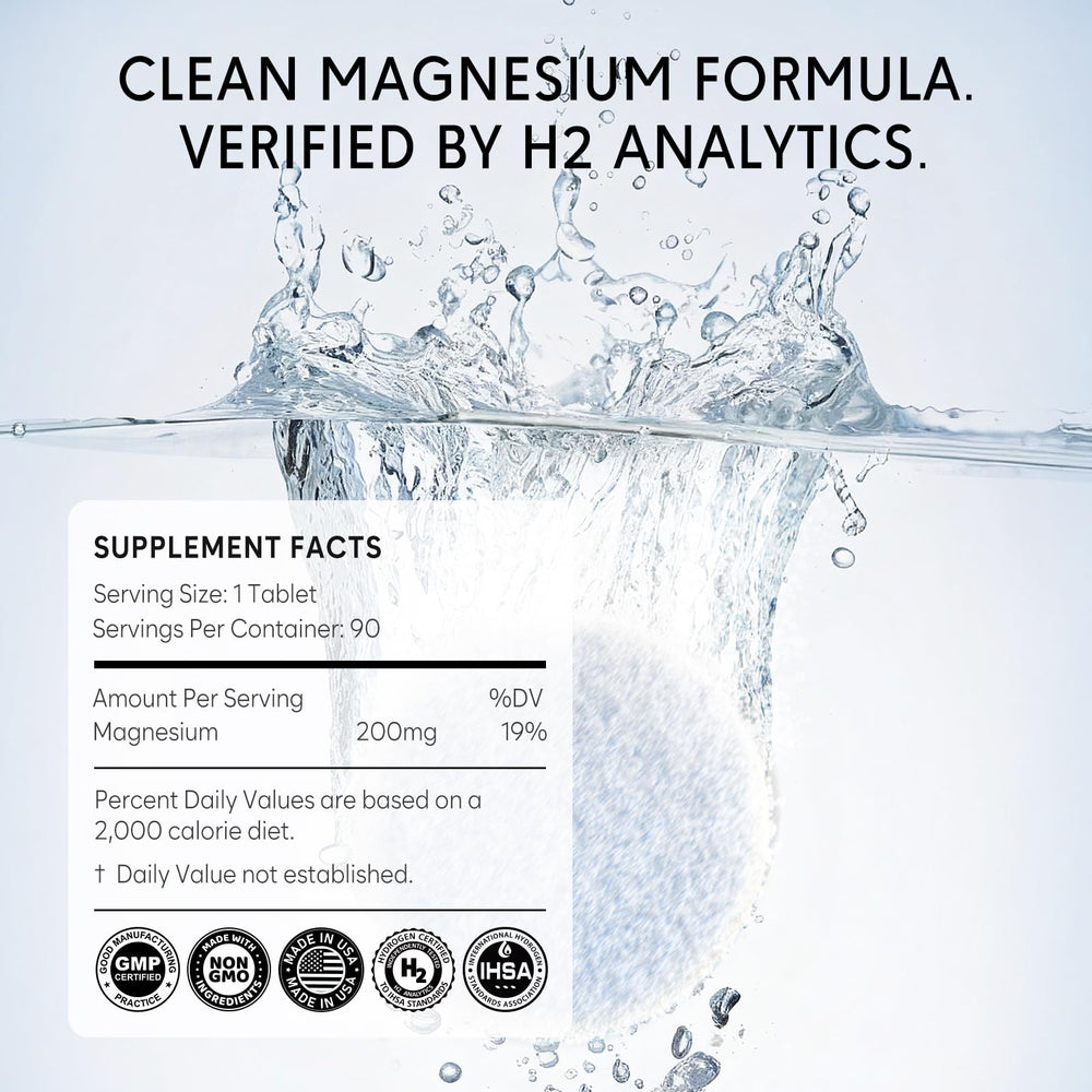PEPAX dissolving tablet in water demonstrates fizzy activation