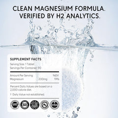 PEPAX dissolving tablet in water demonstrates fizzy activation